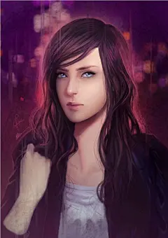 唯美女性人物插画设计欣赏 - 设计前沿