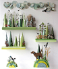 aMAzing woodland paper sculptures by Helen Musselwhite: