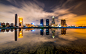 cityscapes HDR reflections sunset buildings Wallpaper #57972 - wallhaven.cc