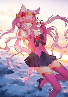 魔法少女-雷恩加尔, 大爷 别掐脸 : 魔法少女-雷恩加尔 by 大爷 别掐脸 on ArtStation.