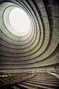 Utrecht-based photographer Richard Gubbels took this stunning shot from inside a cooling plant of a decommissioned power plant.