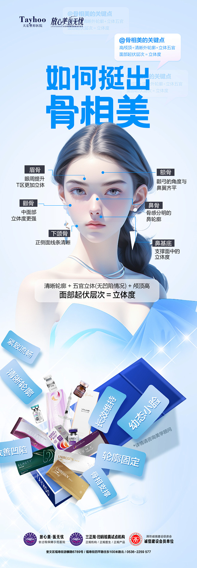 如何挺出骨相美