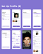 Hittin - Dating Mobile UI Kit - UI Kits : Hittin' is a Dating UI kit design for Figma. The kit includes 43 mobile screens to help you create your next dating app project faster.

The kit is designed with flow for each feature. Some of the category include