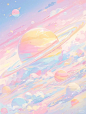 梦幻壁纸｜exoplanet！记忆里的梦幻星球