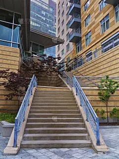普罗维登斯罗得岛。几何的楼梯