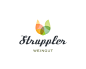 struppler葡萄园标志  葡萄酒 酒杯 叠加 清新 酒庄 彩色 商标设计  图标 图形 标志 logo 国外 外国 国内 品牌 设计 创意 欣赏