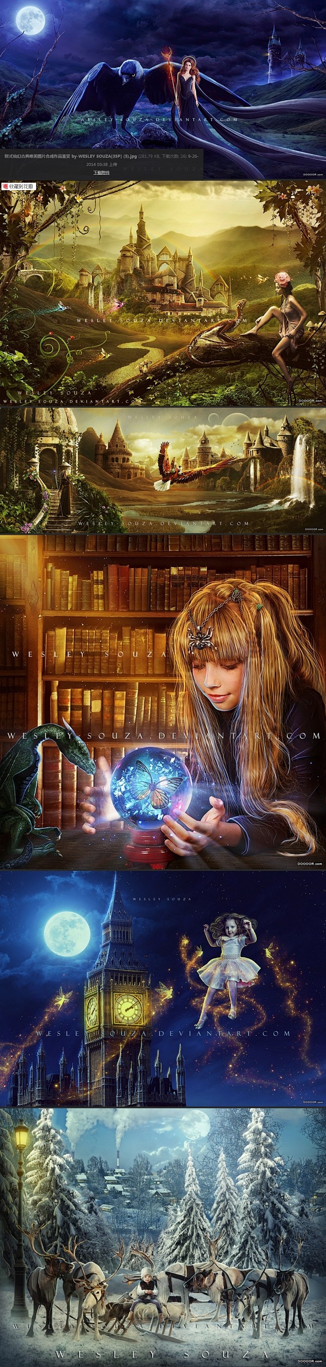 欧式仙幻古典唯美图片合成作品鉴赏 by-...