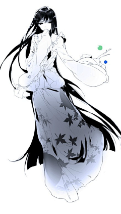 玖恋媣烟采集到墨染江绸画
