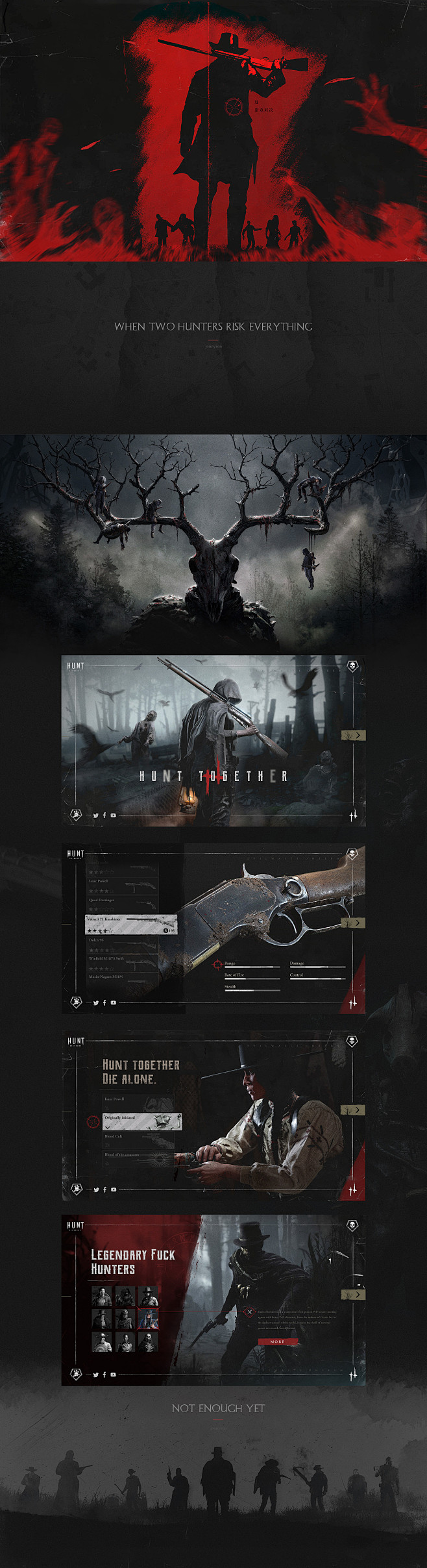 Huntshowdown 猎杀对决视觉设...