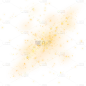 黄色发光光斑光效元素GDFXPM2302