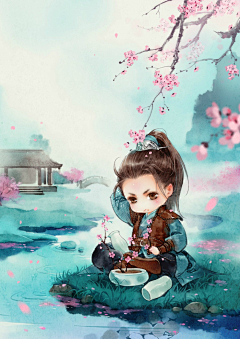 ~倾城吟づ采集到萌萌哒【古风】