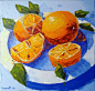 Orange Fruit, Painting by Valentina Kramarenko | Artmajeur : Buy art from Valentina Kramarenko (Free Shipping, Secured direct purchase): Painting titled "Orange fruit"