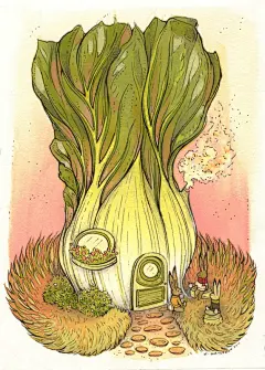 萌萌的水果房子 - 插画 - 慢生活资讯 - 慢时间