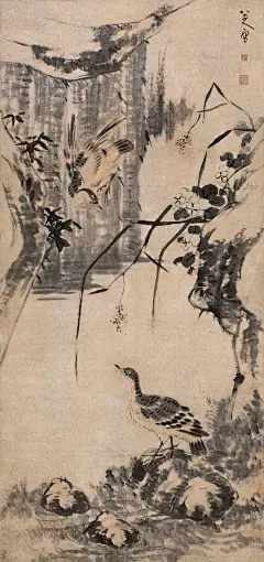 生活与我，我这一生的绝望表情包 | 八大山人作品赏_朱耷 : 当年八大山人那袭厚重僧袍，裹藏着的是一颗大孤独的心，一张苦瓜似的脸上布满了密密麻麻的泪，分不清是墨点，雨点，或是泪点。 八大山人，是以自己的人生遭际感受而苍凉入画，他用大写意的手法画出的一枝一叶…