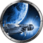 12' Porthole Outer Space Ship Window View SPACESHIP ORBIT PLANET -1 SILVER Wall Sticker Kids Decal Baby Room Home Art Décor Graphic SMALL * See this great product. (This is an affiliate link) #KidsRoomDecor