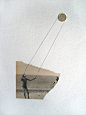 Saatchi Online Artist: jorge chamorro; Paper, Assemblage / Collage "NO TITLE 3": 