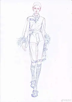 【时装插画师玄月手绘时装画作品】
玄月，新晋时尚插画师，北京服装学院服装与服饰设计专业本科毕业生。四岁苦练书法，研习工笔人物，后考入中央美术学院附中，多幅创作被选为留校作品。本科期间，开始将工笔技法融入时尚插画，探索手绘时尚插画的更多可能性。风格婉约多变，兼收并蓄，人物刻画细腻。曾为多本书籍绘制创意插画。并于在校期间积累了丰富的教学经验。曾担任国内多部电影、广告的人物造型设计师。有相当扎实的手绘功底，擅长彩铅、水彩等多种手绘时尚插画表现技法。玄月老师目前在左衽中圀北京总部任教。