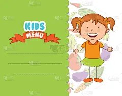 菜单,儿童,晚餐,文字,清新,食品,膳食,设计,午餐,烹调