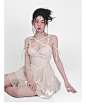 少也眼破碎感女孩 束腰显瘦流光溢彩雪纺吊带连衣裙生日裙-tmall.com天猫