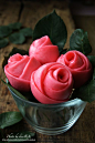 这样浪漫的玫瑰花卷您舍得吃吗(⊙o⊙)