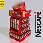 3D Display MAX nescafe posm Stand ستاند ستاندات نستله