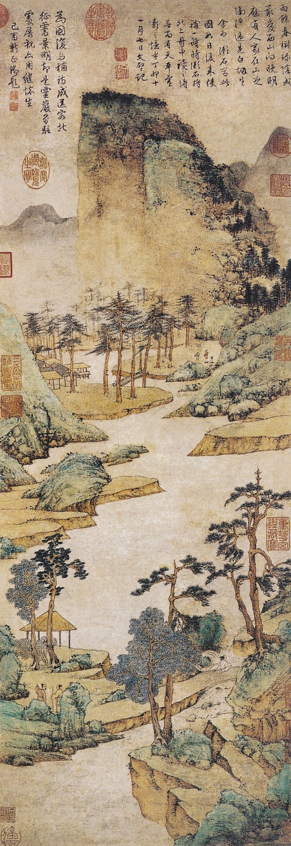 明 文徵明 雨余春树图
【雨余春树绿阴成...