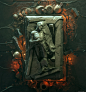 The Reliquary , Luciano Di Fede : It`s been a while since I posted something personal, I wanted to create a little realtime scene with an hint of storytelling focused around a cursed reliquary, I decided to go for a fantasy look and making something that 