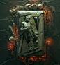 The Reliquary , Luciano Di Fede : It`s been a while since I posted something personal, I wanted to create a little realtime scene with an hint of storytelling focused around a cursed reliquary, I decided to go for a fantasy look and making something that