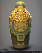 World of Warcraft: Battle for Azeroth - Spirit King Urn, Kyle Jensen : Spirit King Urn for the King's Rest dungeon.

I reused a portion of a sculpt created by Fanny Vergne for Atal'Dazar, then modified and sculpted details unique to this asset. 

https://
