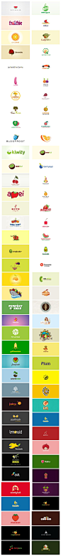 78个以“水果”为元素的LOGO设计 | 视觉中国 #Logo#
