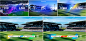 3D brand identity broadcast esports football league Premier League soccer sports