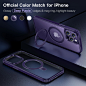 Amazon.com: Alphex Invisible Stand Magnetic Case for iPhonee 14 Pro [Look as Bare iPhone][Compatible withMagSafe] Military Grade Shockproof Matte Slim Phone Cover Ring Holder Women Men 6.1inch. Deep Purple : Cell Phones & Accessories