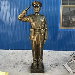 军人部队站岗雕塑驻守边疆战士雕像军校警察摆件特警国防人物定制-淘宝网