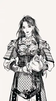 有美人兮，见之不忘