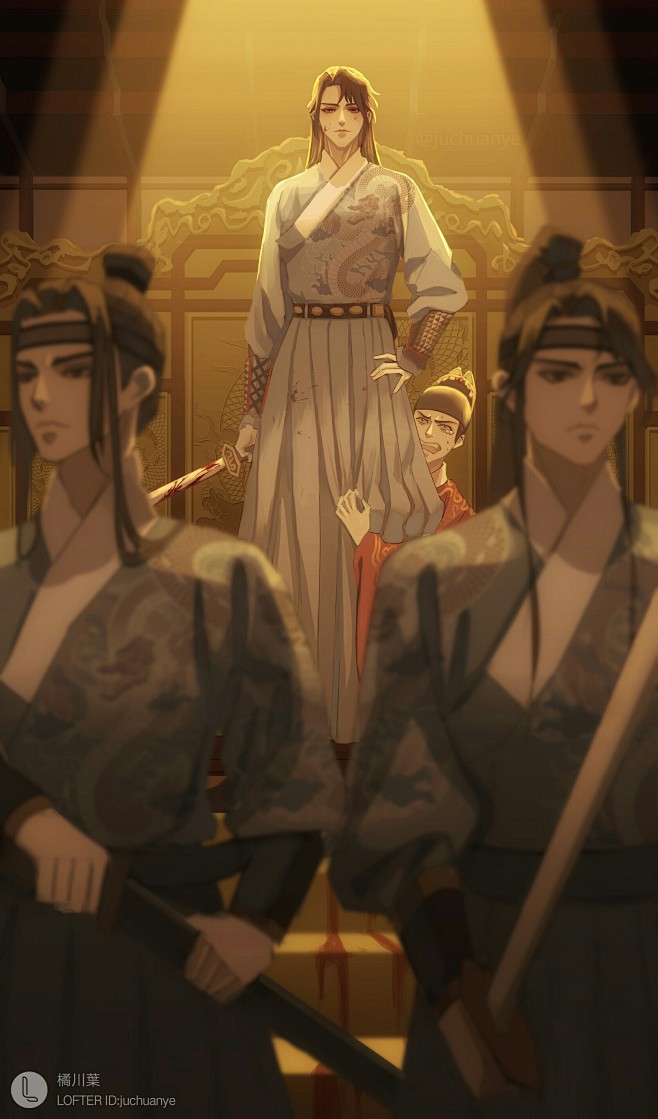 将进酒 策舟 萧策安 沈兰舟 画师lof橘川葉