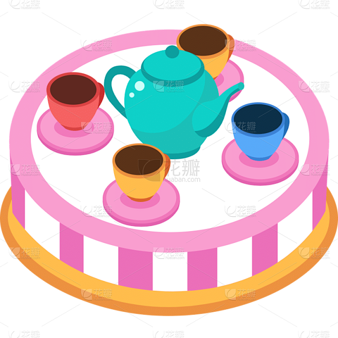 2.5D-游乐场元素贴纸-转盘