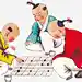 儿童下棋图人物元素