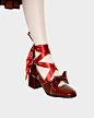 红色节日战鞋！真的好喜欢绑带鞋！！