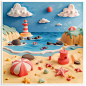 youmai001_Far_view_-_poster_of_a_beach_toy_-_pink_cartoon_scene_ea5407b1-287f-4e4a-a4d8-ac154eedf648