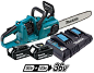 Makita DUC353PT 36V Twin 18V Cordless Brushless 350mm Chainsaw 2 X 5.0AH