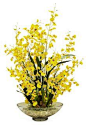 28" Orchid in Vase, Faux