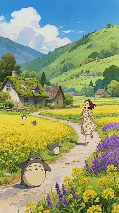 治愈系宫崎骏动漫世界#壁纸 #治愈系壁纸 #宫崎骏 - 小红书