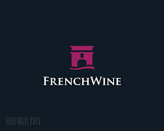 French Wine葡萄酒logo设计