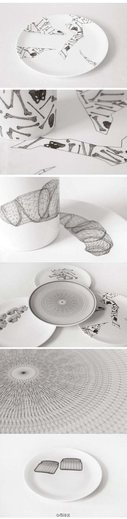 丝网印瓷器餐具