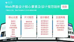 web界面设计要素及基本设计规范~精品课件