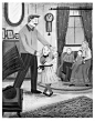 Children Book Illustration : BW children book illustration