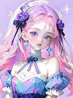 与你有关·皆是浪漫|炫彩女生头像壁纸