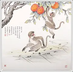 兜底儿网画家张永权生肖猴作品赏析三 - 兜底动态 - 兜底儿网