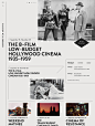 Harvard Film Archive landing page design inspiration - Lapa Ninja