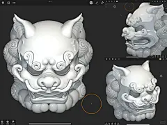 毛发细节好难雕 - 小红书